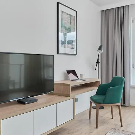 Apartment Stylish Na Grobli With Balcony By Renters