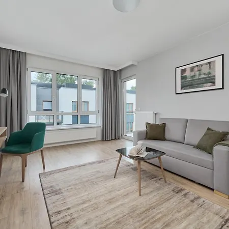 Stylish Na Grobli With Balcony By Renters Wroclaw